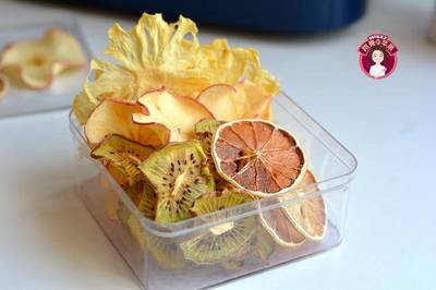 自制水果干 上班外出随时享用的酥脆营养零食